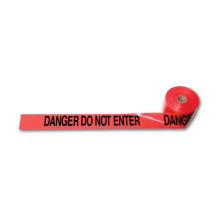 Red Warning Tape with Danger Do Not Enter Printing